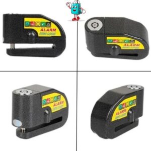 Candado De Disco Con Alarma Para Moto