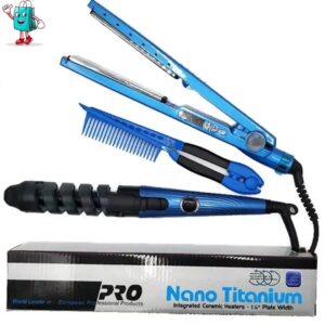 Combo Plancha + Peine + Rizador Nano