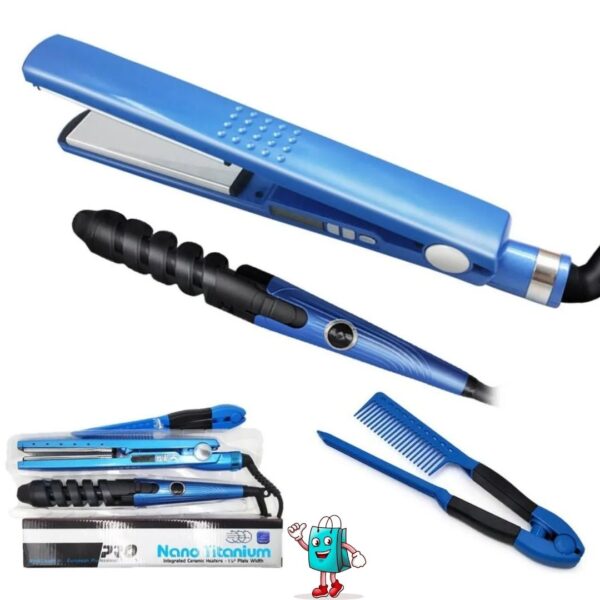 Combo Plancha + Peine + Rizador Nano - Image 4