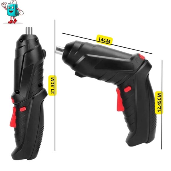 Destornillador Giratorio Recargable 47piezas Estuche - Image 3
