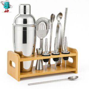 Kit Coctelería Barman Bar Hogar 13 Piezas