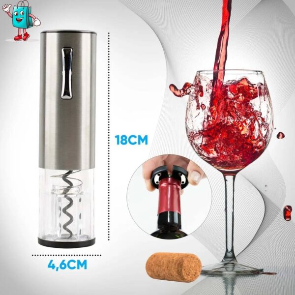 Sacacorchos Recargable USB Destapa Vinos - Image 4