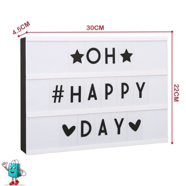 Tablero Led Con Letras - Image 2