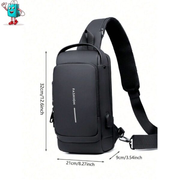 Bolso Cruzado Antirrobo Puerto USB - Image 2