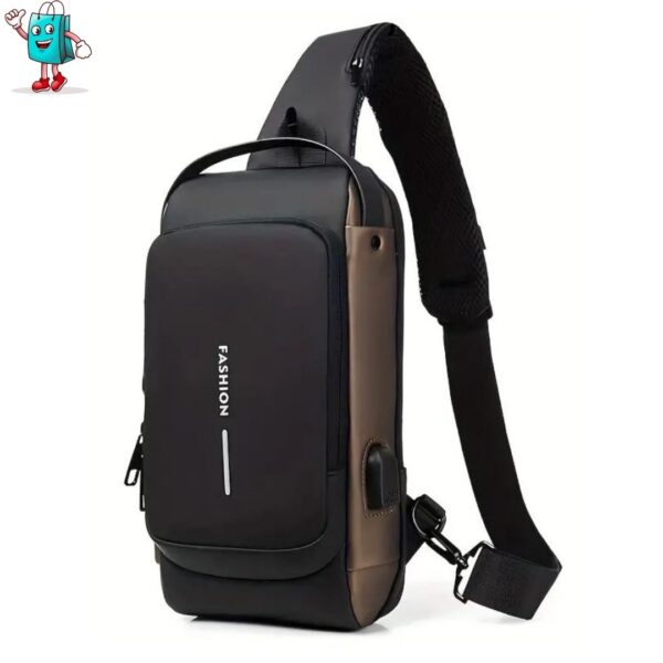 Bolso Cruzado Antirrobo Puerto USB - Image 3