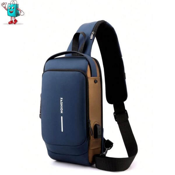 Bolso Cruzado Antirrobo Puerto USB - Image 5
