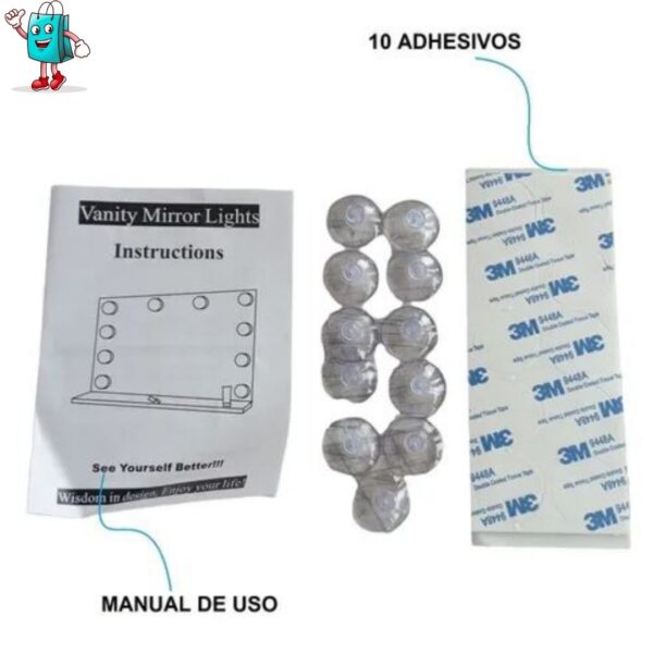 Extensión Luces Espejo 10 Bombillas - Image 4