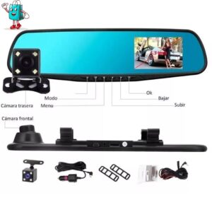 Espejo Retrovisor Doble Cámara